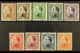 1930-31 Alphonso Complete Basic Definitive Set With 40c Type II, SG 583/589 And 591/592, Very Fine Mint. (9... - Other & Unclassified