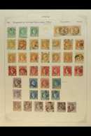 1860 - 1865 ISABELLA PORTRAIT ISSUES Extensive Mint And Used Collection Written Up On Pages Including 1860 2c... - Otros & Sin Clasificación