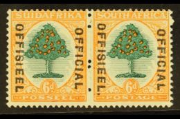 OFFICIAL 1930-47 6d Green & Orange, STOP VARIETY On English Stamp, SG O16a, Very Fine Mint. For More Images,... - Ohne Zuordnung