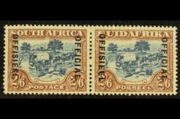 OFFICIAL 1930-47 2s6d Blue & Brown WithVARIETY DIAERESIS Over Second "E" In "OFFISIEEL" On English Stamp,... - Sin Clasificación