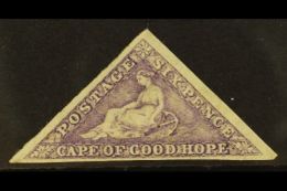 CAPE OF GOOD HOPE 6d Bright Mauve, SG 20, Superb Mint Og. Lovely Bright Stamp. For More Images, Please Visit... - Unclassified