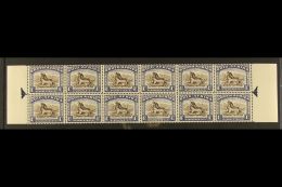 1947-54 1s Brown & Chalky Blue, Issue 5, Middle Two Rows From Sheet With Left And Right Arrows, SG.120, Never... - Sin Clasificación