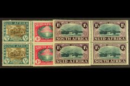 1939 Huguenot Anniversary Set, SG 82/84, In Never Hinged Mint Blocks Of Four. (12) For More Images, Please Visit... - Zonder Classificatie