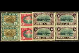 1939 Huguenot Anniversary Set, SG 82/84, In Never Hinged Mint Blocks Of Four. (12) For More Images, Please Visit... - Ohne Zuordnung