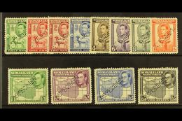 1938 Geo VI Sideface Portrait Set Complete, Perforated "Specimen", SG 93s/104s, Very Fine Mint, Part Og. (12... - Somaliland (Herrschaft ...-1959)