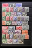 1937-1951 COMPLETE FINE MINT COLLECTION On A Stock Page, All Different, Inc 1938 & 1942 Sets, 1951 Surcharges... - Somaliland (Protettorato ...-1959)