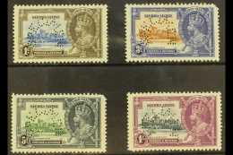 1935 Jubilee Complete Set Perf "SPECIMEN", SG 181s/84s, Mint Small Part Gum, Some With Rounded Corner Perfs,... - Sierra Leone (...-1960)