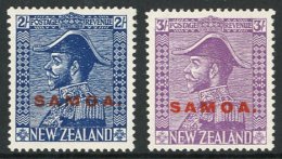 1926-27 2s And 3s Admirals On "Cowan" Paper, SG 169/170, Very Fine. (2 Stamps)  For More Images, Please Visit... - Samoa (Staat)