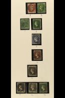 1861-1968 ATTRACTIVE COLLECTION Of Mint & Used In Hingeless Mounts On Leaves, Chiefly All Different, Inc 1861... - St.Vincent (...-1979)