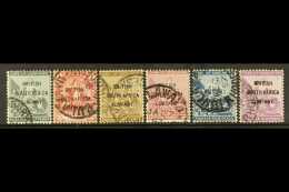 1896 (Cape Of Good Hope Overprinted) Complete Set To 6d, SG 58/63, Fine Cds Used. (6 Stamps) For More Images,... - Sonstige & Ohne Zuordnung