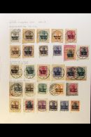 1914-19 GERMAN OCCUPATION AND LOCAL ISSUES A Fine Collection Of Mostly Used Stamps On Album Pages, Includes... - Andere & Zonder Classificatie
