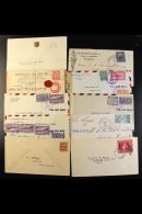 POSTAL HISTORY 1920s-50 Group Of Covers With A Good Range Of Different Issues, Note Official Env. To Panamanian... - Panamá