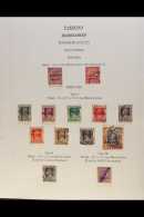 1947-1949 PARTITION - THE "PAKISTAN" LOCAL HANDSTAMPS USED COLLECTION. An Exceptional Collection Of Indian Postage... - Pakistan