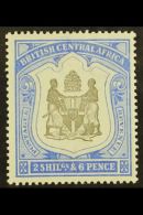 1897-1900 2s6d Black & Ultramarine, SG 48, Fine Mint For More Images, Please Visit... - Nyasaland (1907-1953)