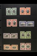 1931 50th Anniversary Of BNB Company Complete Set (SG 295/302) Of IMPERF PLATE PROOF PAIRS In The Issued Colours... - Noord Borneo (...-1963)