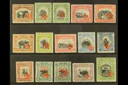 1916 Red Cross Overprint In Vermilion (thick Shiny Ink), Complete Set, Also 2c Perf.14½-15 And 20c With... - Bornéo Du Nord (...-1963)