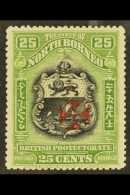 1916 25c Black & Green, Red Cross Overprint In Carmine (matt Ink), Perf.13½-14, SG 213, Good To Fine... - North Borneo (...-1963)