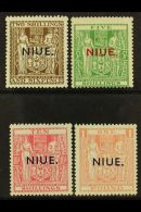 1941-67 Postal Fiscal Stamps Ovptd With SG Type 17 "NIUE," Watermark SG Type W43, Thin "Wiggins Teape" Paper, SG... - Niue