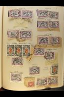 POSTMARKS COLLECTION 1910's To 1960's Good Collection Nicely Presented In An Old Album, Includes A Big Lagos... - Nigeria (...-1960)