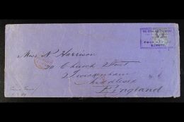 NIGER COMPANY TERRITORIES BURUTU 1899 (Jan) Legal Size Envelope To England, Bearing 2½d Purple And Blue... - Otros & Sin Clasificación