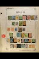 1856 - 1965 COMPREHENSIVE COLLECTION Extensive Mint And Used Collection With Most Issues Prior To 1940, Including... - México