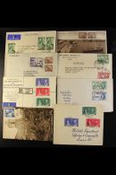 1937-52 COVERS & CARDS COLLECTION A Small Hoard In A Tiny Box, Includes Many Coronation/Victory Fdc, Pictorial... - Malte (...-1964)