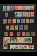 TRENGGANU 1910-1965 ALL DIFFERENT MINT COLLECTION Presented On A Stock Page. Includes 1910 Zain To 10c, 1921 MCA... - Other & Unclassified