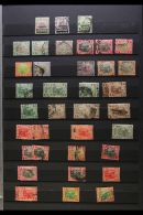 FEDERATED MALAY STATES 1900-1934 Mint And Used (mainly Used) Ranges On Stockleaves. Note 1900 Overprinted... - Altri & Non Classificati