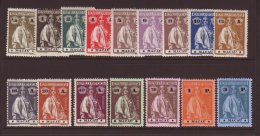 1913-15 Ceres Definitives Complete Set, SG 264/279, Fresh Mint, The 1a Is Without Gum. (16 Stamps) For More... - Andere & Zonder Classificatie