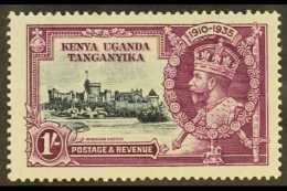 1935 1s Slate And Purple Silver Jubilee, Variety "Line Through 0 Of 1910", SG 127l, Very Fine Mint. For More... - Vide
