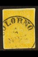 PARMA 1853 5c Orange Yellow, Sass 6, Very Fine Used With Neat Colorno Cds Cancel. For More Images, Please Visit... - Non Classés