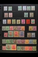 PATIALA 1884-1945 MINT COLLECTION Presented On Stock Pages. Includes 1884 2a & 4a, 1885 Red & Black Opt'd... - Other & Unclassified