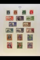 KGVI PERIOD COMPLETE 1937-1951 Mint Or Used COMPLETE BASIC RUN, SG 247 To SG 336. The 1937 25R KGVI Fine Mint,... - Sonstige & Ohne Zuordnung