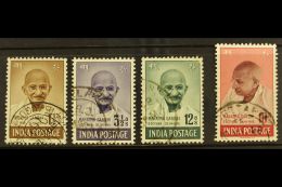 1948 Gandhi Set, SG 305/308, Fine Cds Used. (4) For More Images, Please Visit... - Other & Unclassified