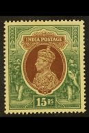 1937 15r Brown And Green, SG 263, Unmounted Mint, Slight Toning.  For More Images, Please Visit... - Otros & Sin Clasificación