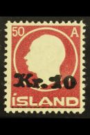 1925 10k On 50a Claret, SG 148 (Facit 122), Very Fine Never Hinged Mint. A Beauty. For More Images, Please Visit... - Other & Unclassified