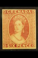 1861 6d Rose, Imperf, Plate Proof As SG 3, Very Fine And Fresh. For More Images, Please Visit... - Granada (...-1974)
