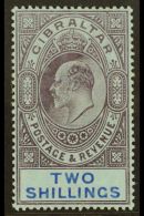 1906-11 2s Purple And Bright Blue On Blue, SG 72, Very Fine Mint. For More Images, Please Visit... - Gibilterra