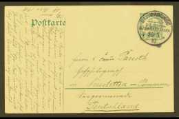 SOUTH WEST AFRICA 1910 (30 May) 5pf Postal Stationery Card Addressed To Germany, Cancelled By "Otjiwarongo" Cds,... - Otros & Sin Clasificación