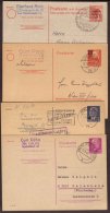 POSTAL STATIONERY 1948-1961 Fine Used Group Of Postal Cards Comprising 1948 Soviet Zone 30+30pf Reply Card (Mi... - Other & Unclassified