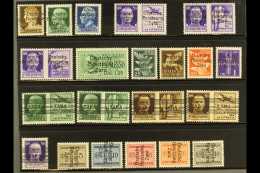 ZARA 1943 Never Hinged Mint All Different Selection On A Stock Card, Inc 1943 "Deutsche Besetzung" Opts 10c, 25c... - Sonstige & Ohne Zuordnung