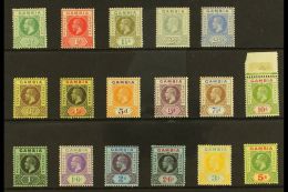 1912-22 KGV Definitive Set, SG 86/102, Fine Mint (17 Stamps) For More Images, Please Visit... - Gambie (...-1964)