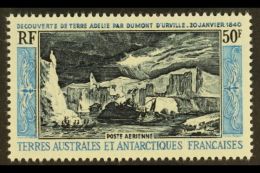 TAAF 1965 50f Adelie Land Discovery Airpost, Maury 8, Yv 8, Never Hinged Mint For More Images, Please Visit... - Other & Unclassified