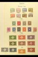 SENEGAL POSTAGE DUE 1906-30 Issues Complete, With 1906 Set, 1915 Set, 1927 Surcharge Set, Plus 1935 Set, Yvert... - Other & Unclassified