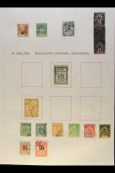 1890's-1930's FRENCH AFRICA. Virtually All Different Used Ranges On Pages, Inc Madagascar 1891 "05" On 40c And... - Other & Unclassified