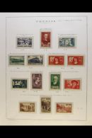 1937-1944 COMPLETE NEVER HINGED MINT COLLECTION On Hingeless Pages, ALL DIFFERENT, Inc 1937-1940 Intellectuals... - Andere & Zonder Classificatie