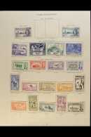 1937-52 All Different Fine Used Collection On Album Pages, Includes 1937 Coronation Set, 1938-49 Defin Range To 9d... - Islas Malvinas