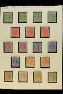 1912-1932 KGV FINE MINT Comprises 1912-20 (wmk Mult Crown CA) All Values To 1s (4) Including Several Shades;... - Islas Malvinas