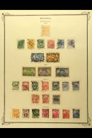 1918-1941 FINE USED COLLECTION Presented On Printed Pages, ALL DIFFERENT, Inc 1921-22 Red Cross Perf & Imperf... - Estland