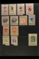 ERRORS AND VARIETIES 1896-1925 Mint Or Used Assembly Which Includes 1896 1c And 24c Imperf Singles, 1900 1c On 13... - Salvador